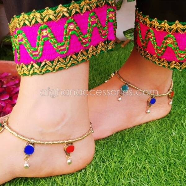 Antique Afghan Stone Pazaib with Traditional Stone Detailing
