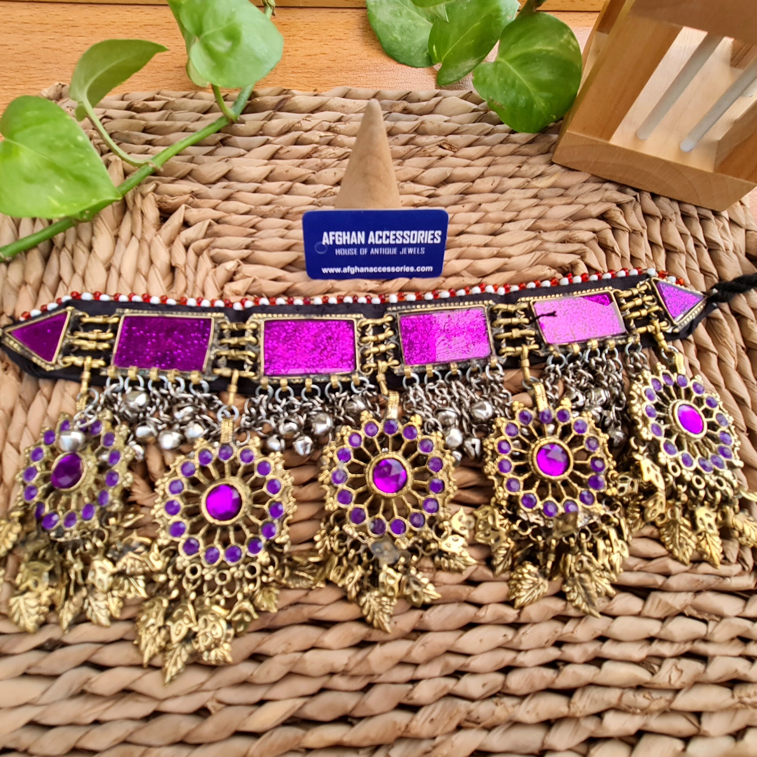 RemasterDirector_1a5c03258 Ethnic Afghan Heavy Choker with Traditional Handcrafted Design