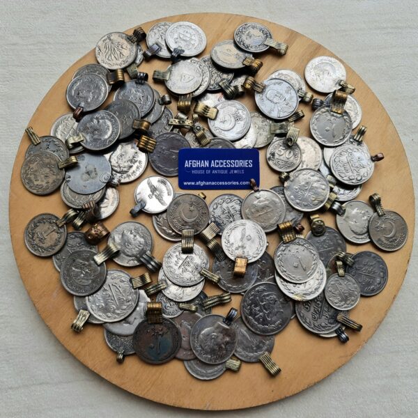 Vintage coin decorative buttons
