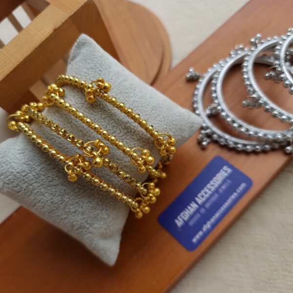 Kashmiri Moti Bangles Pack of 4 for Women with Elegant Pearl Design