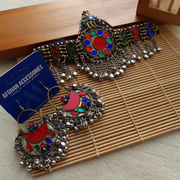 Vintage Mathapatti with Chandbali Traditional Bridal Headpiece