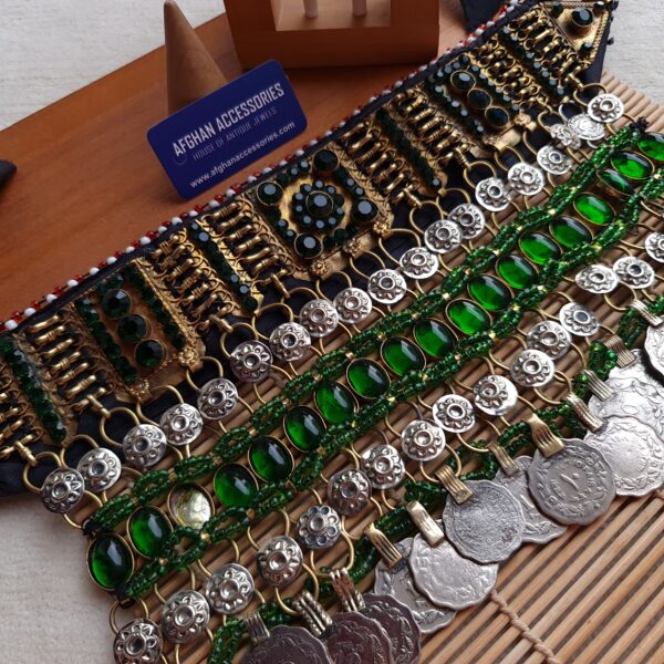 Traditional Afghan heavy bridal chokar