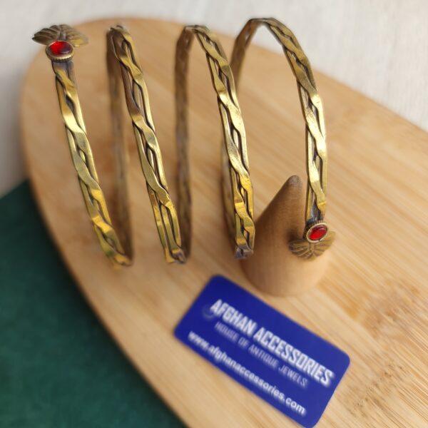 Vintage spiral hand cuffs