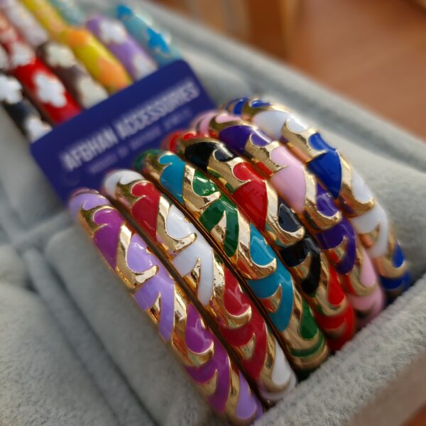 Antique Meenakari Openable Bangle with Colorful Traditional Detailing