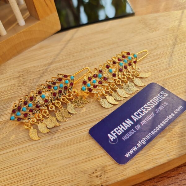 Vintage gold ferozah hair clip