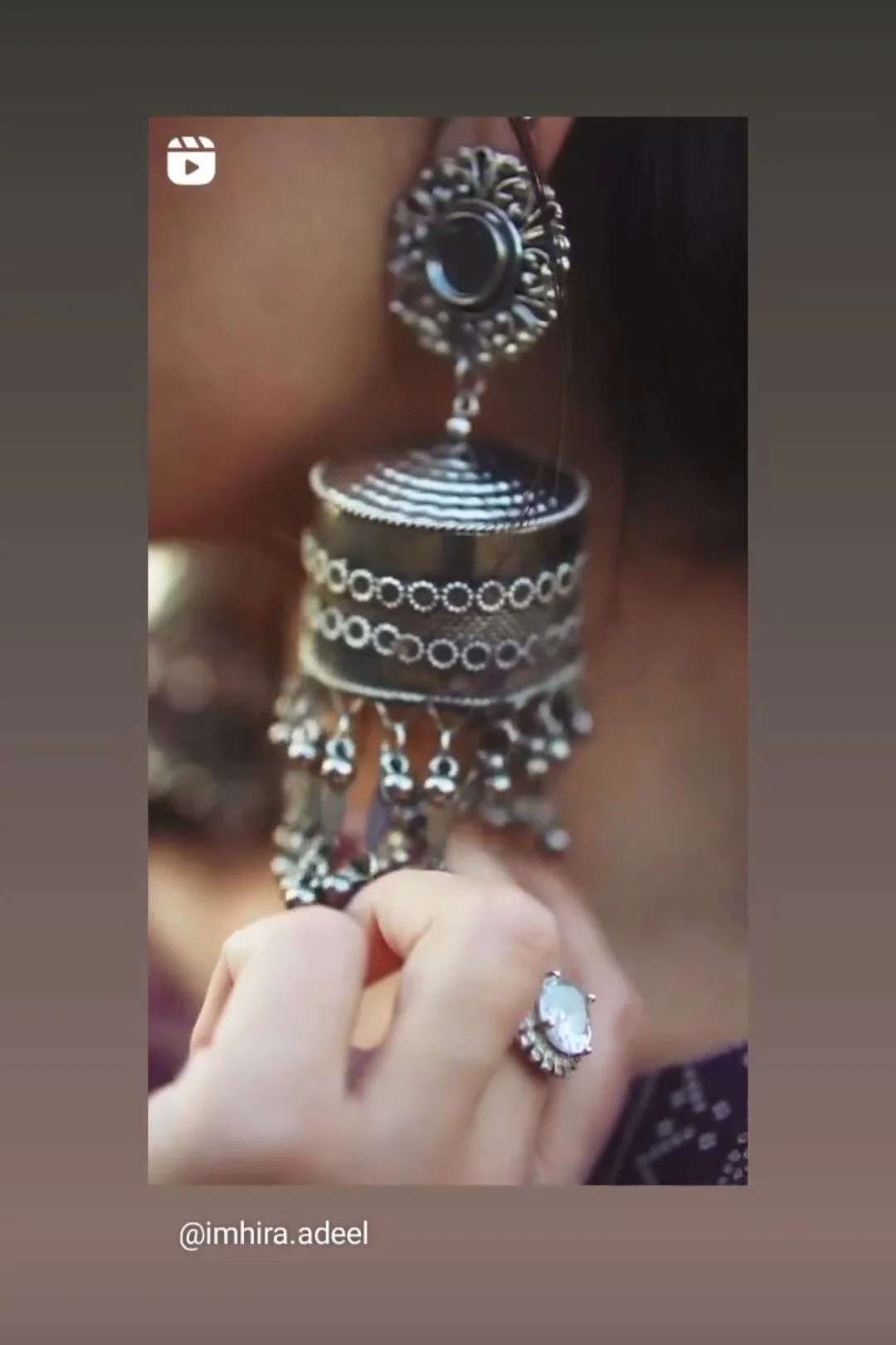 Customer wearing Afghan Accessories