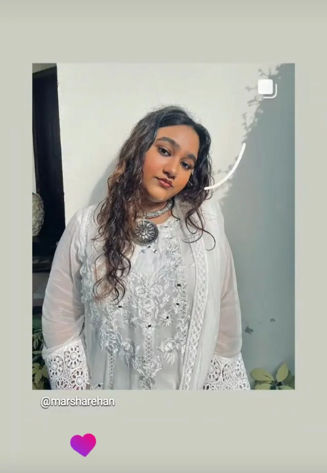 Customer wearing Afghan Accessories